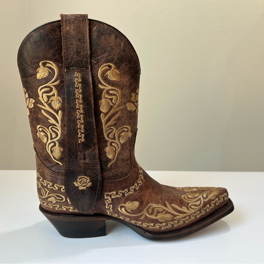Rudel Women’s Cowboy Western Embroidered Boots, Size 6 EE